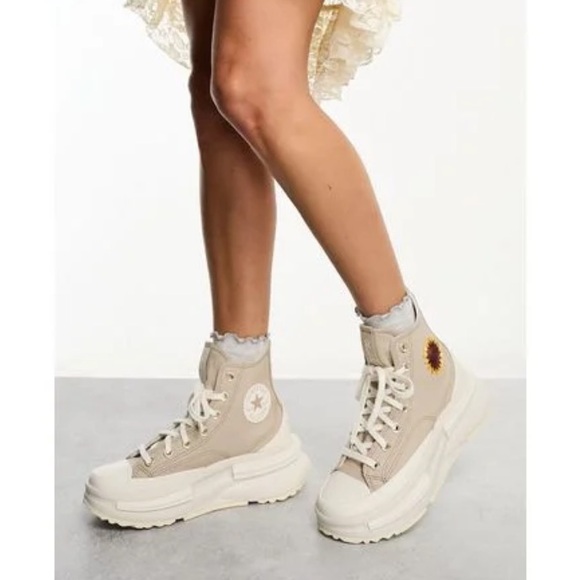 Converse Sneakers Run Star Legacy CX Sunflower High Top Platform Size 9 - Picture 1 of 15